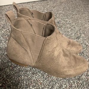 Brown tan booties